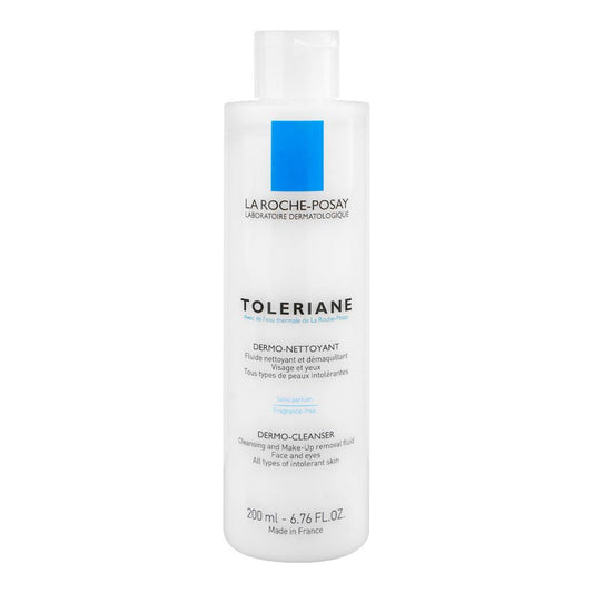 La Roche-Posay Toleriane Dermo Milky Cleanser and Makeup Remover, For Sensitive Skin, 200ml