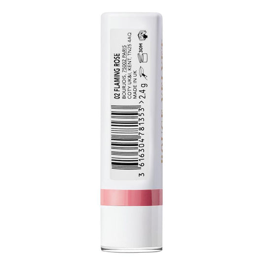 Bourjois Rouge Velvet French Riviera Lipstick, 2.4g, 02 Flaming Rose