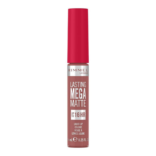 Rimmel London Lasting Mega Matte Liquid Lipstick, Vegan, 7.4ml, 110 Blush