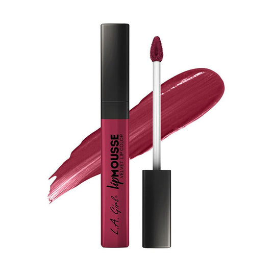 L.A. Girl Lip Mousse Velvet Lip Color Liquid Lipstick, GLC784 Stunning