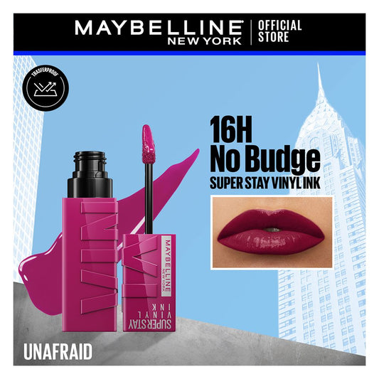 Maybelline New York Superstay Vinyl Ink Longwear No-Budge Liquid Lipstick, 170 Unafraid