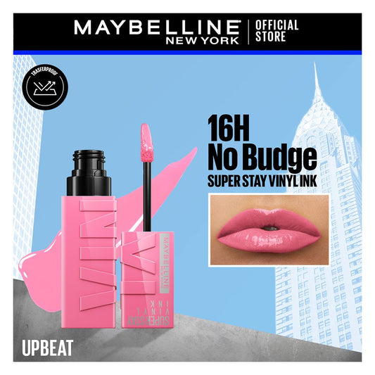 Maybelline New York Superstay Vinyl Ink Longwear No-Budge Liquid Lipstick, 155 Upbeat