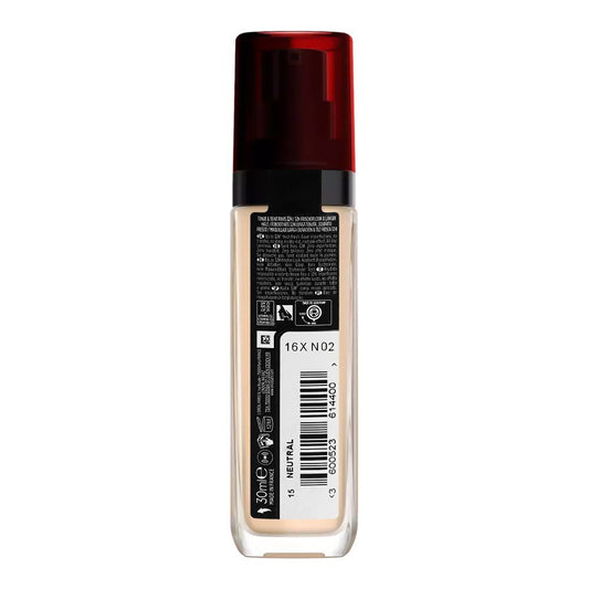 L'Oreal Paris Infallible 32H Fresh Wear Foundation, 015 Neutral