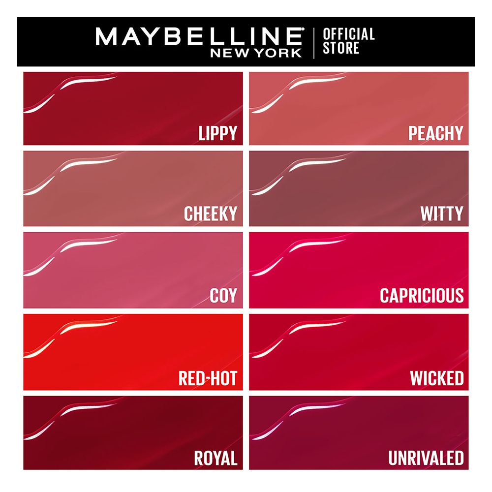 Maybelline New York Superstay Vinyl Ink Longwear Liquid Lipstick, 115 Peppy