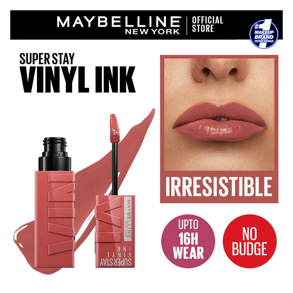 Maybelline New York Superstay Vinyl Ink Longwear Liquid Lipstick, 62 Irresistible