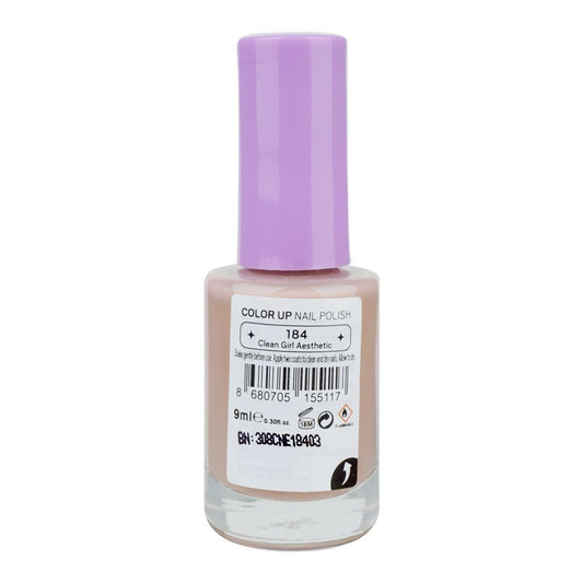 Callista Color Up Nail Polish, Vegan, 9ml, 184 Clean Girl Aesthetic