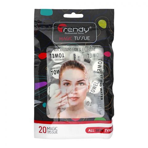 Trendy Magic Face Wipes, 20pcs, TD-183