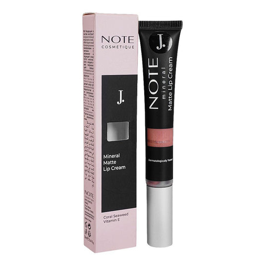 J. Note Mineral Matte Lip Cream, 02 Nude Love, Paraben Free