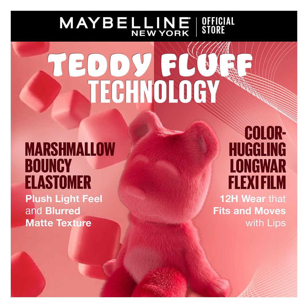 Maybelline New York Superstay Teddy Tint, Lip and Cheek Color, 5ml, 35 July Forever