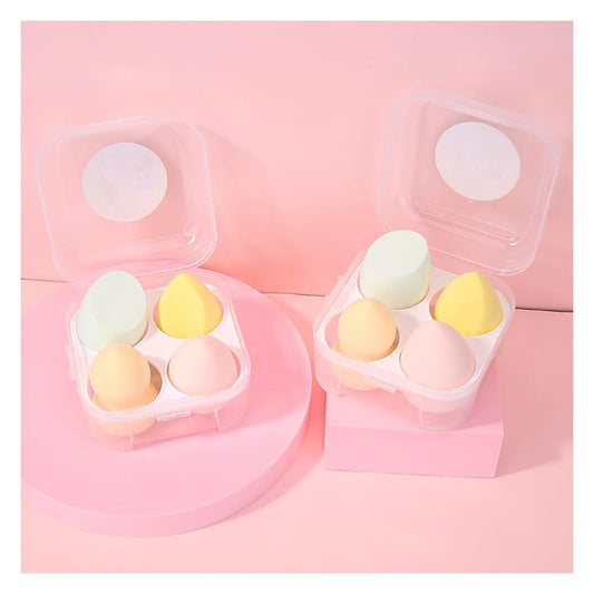 LMLTOP Powder Puff 4's, Assorted Colors, #TOP-092